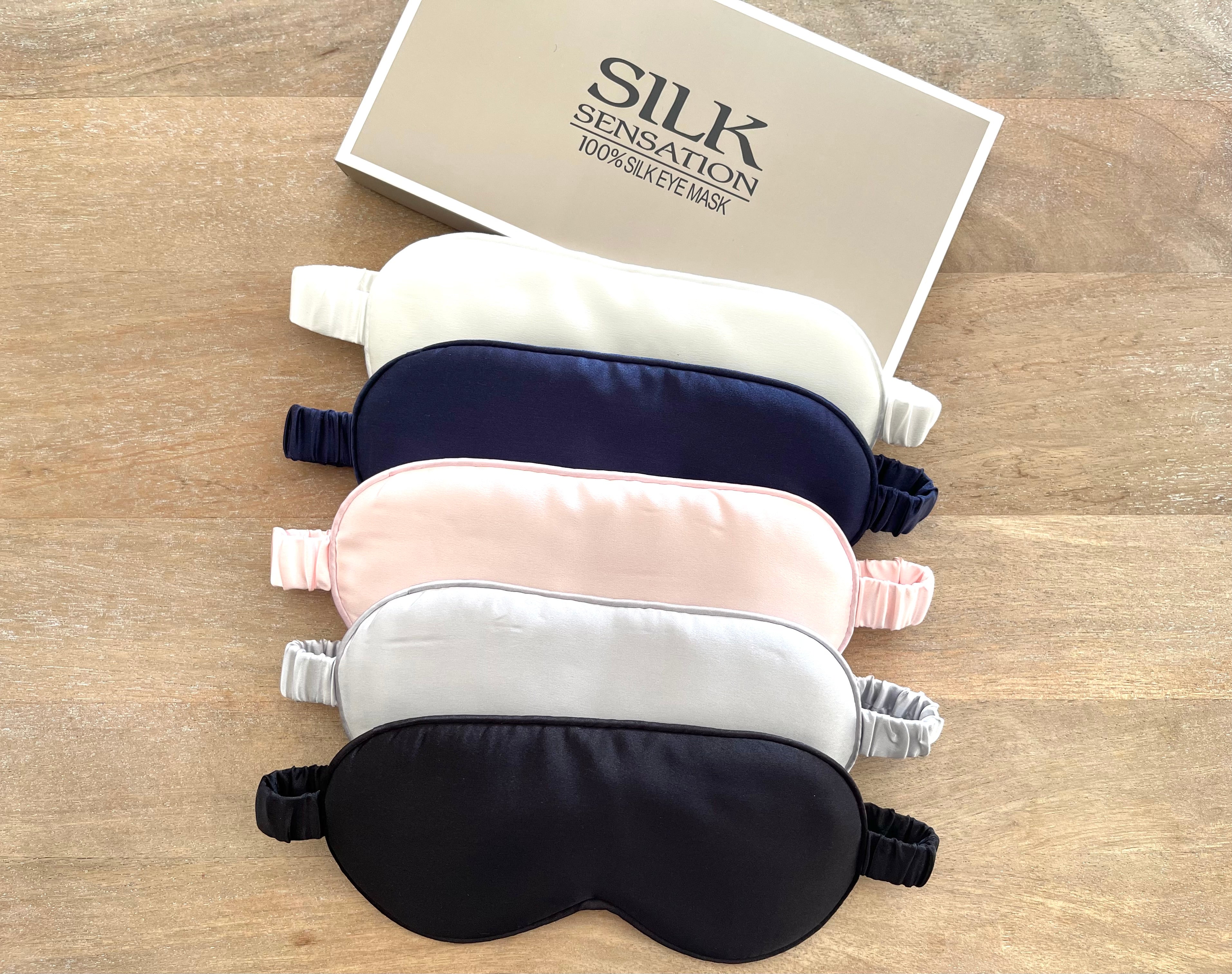 100% Silk Pillowcase, Luxurious Eye Mask, Made in Ireland