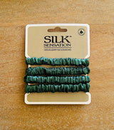 100% Silk Scrunchies - Small (4 pack)